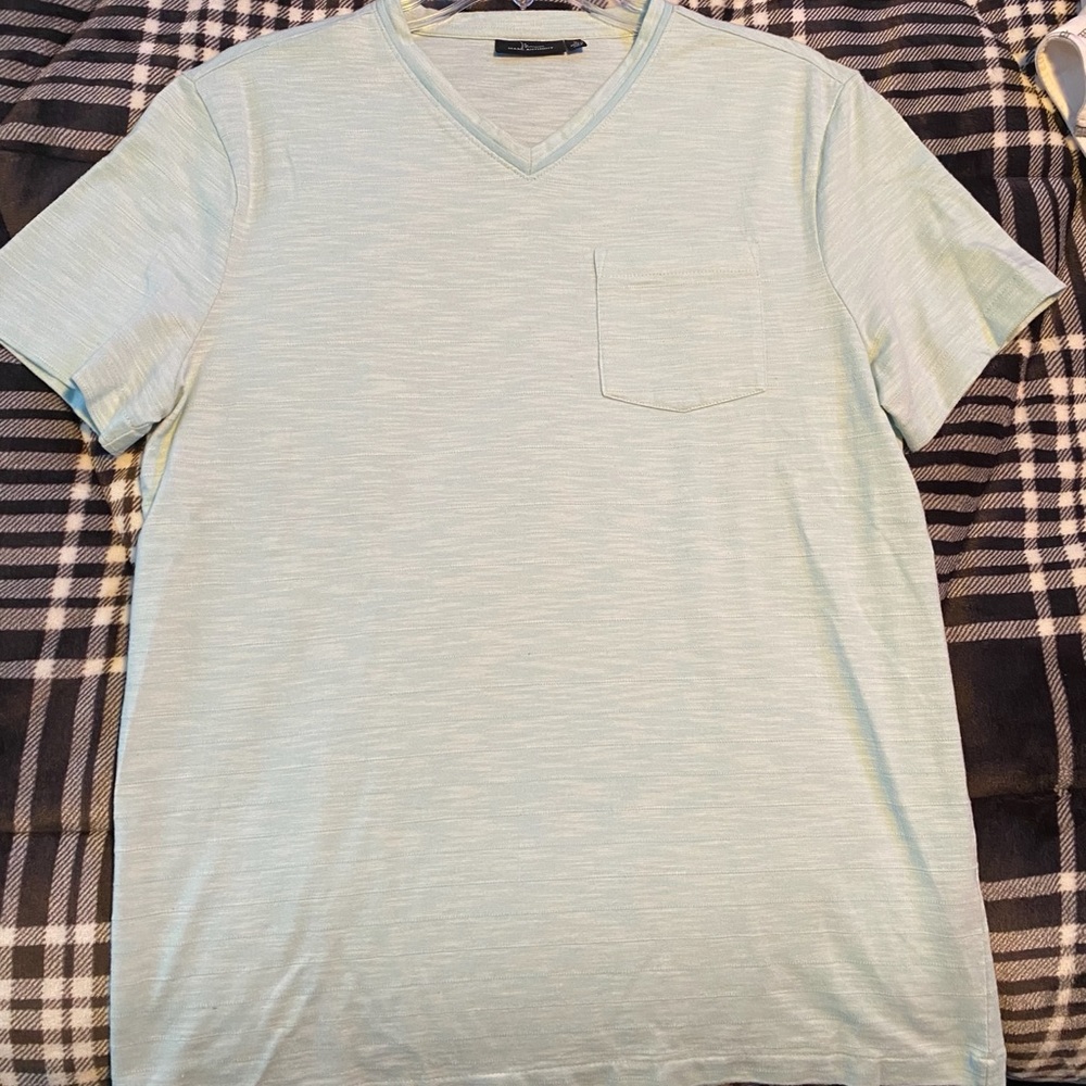 Marc Anthony Teal V Neck